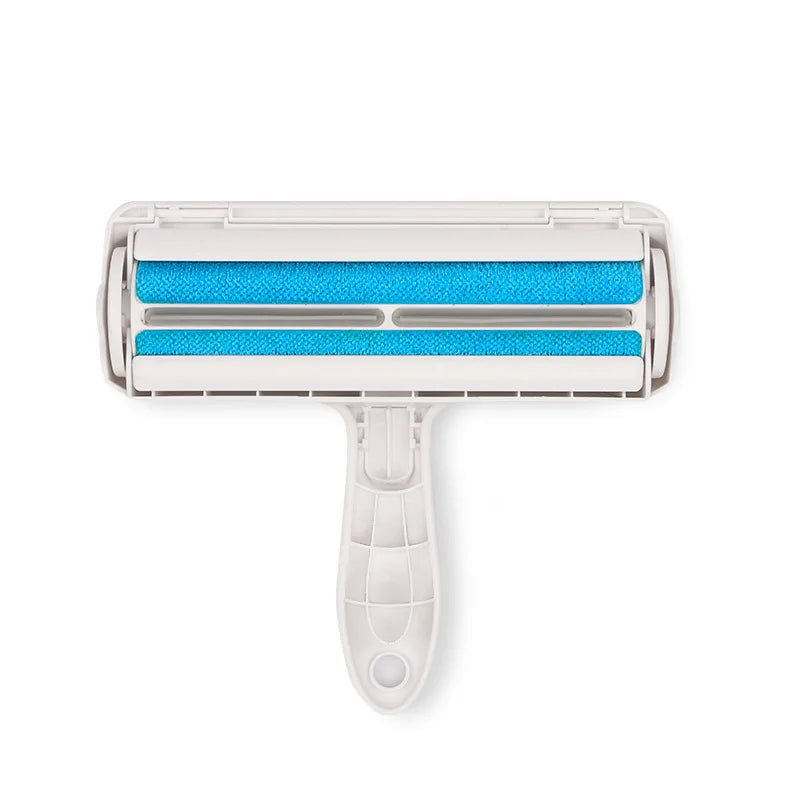 Reusable pet hair remover roller
